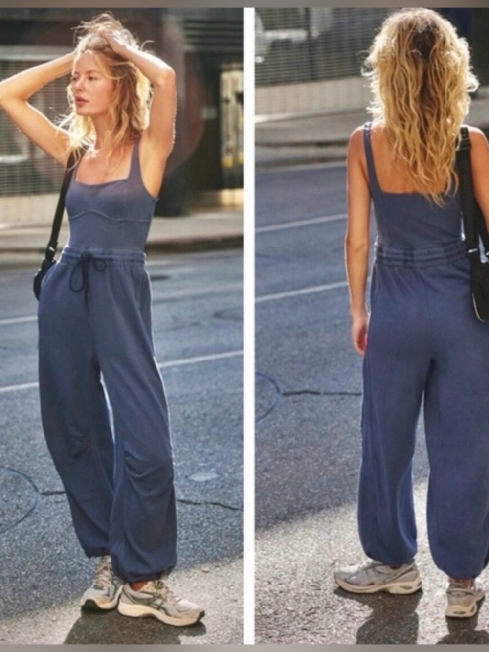 New! Free People Movement Inbound Onsie midnight navy XS